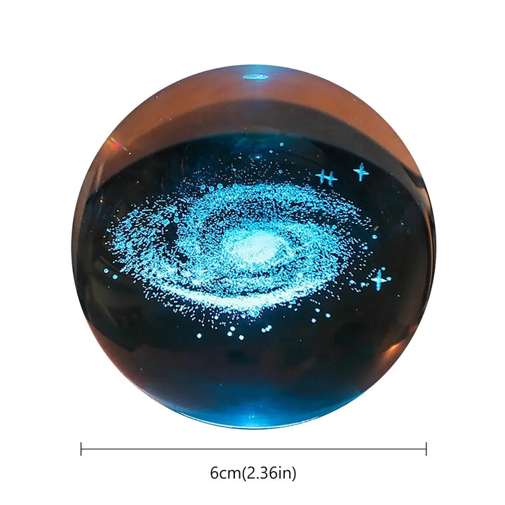 LED galaxy night light creating a breathtaking visual experience in your living space.