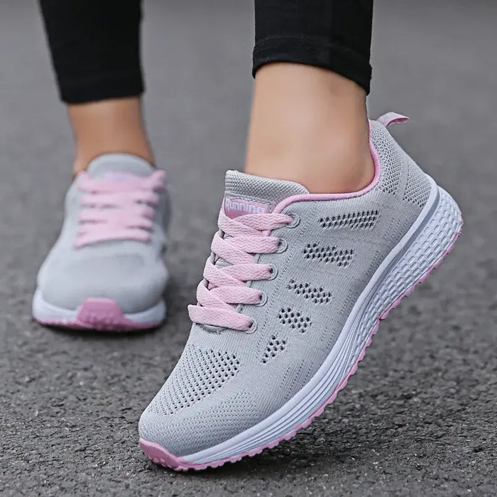 BX Casual Women's Shoes in trendy pink, offering a fashionable look and comfort for any occasion, whether casual or athletic.