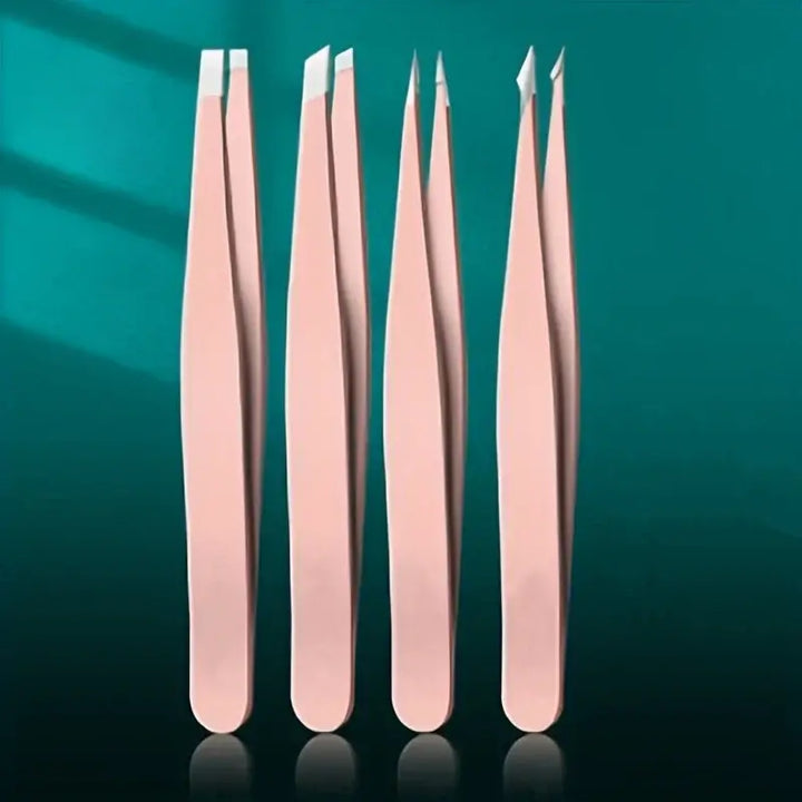 Stylish pink eyebrow tweezers featuring a comfortable grip and precise tips, designed for effective grooming and enhancing your brow shaping routine effortlessly.