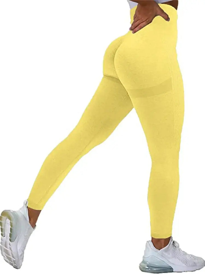 Comfortable gym leggings designed for all-day wear, featuring a high-waisted design for added support.
