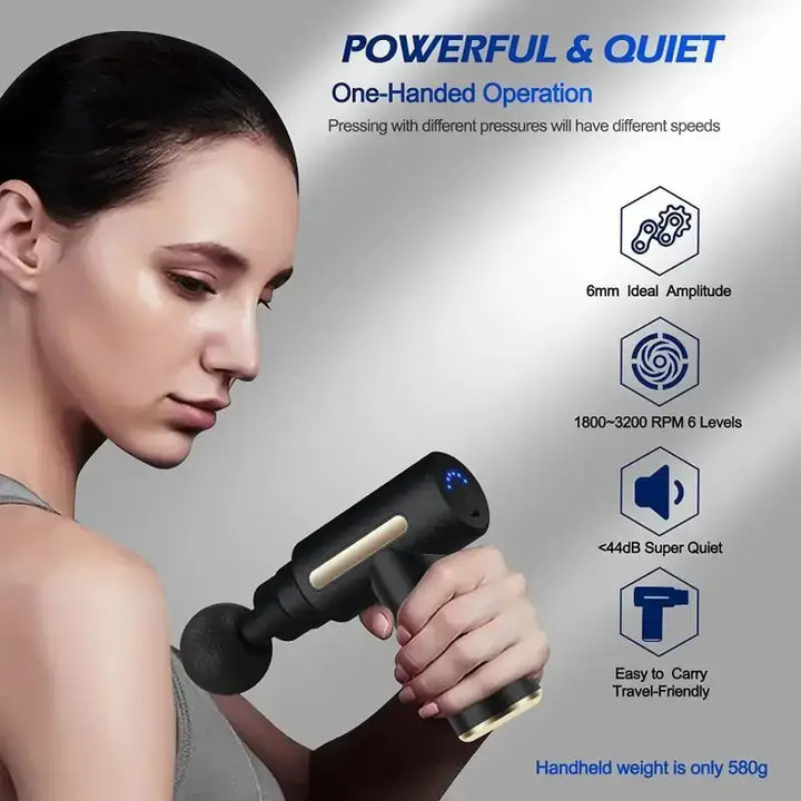 Portable Deep Tissue Massage Device designed for convenient use and targeted relief.
